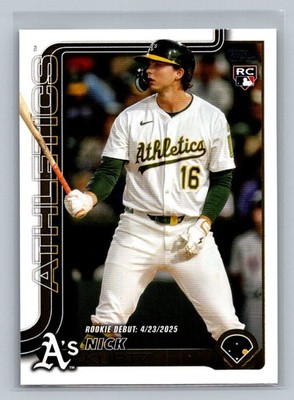 2025 Topps Update #US197 Nick Kurtz Rookie Debut RC | eBay
