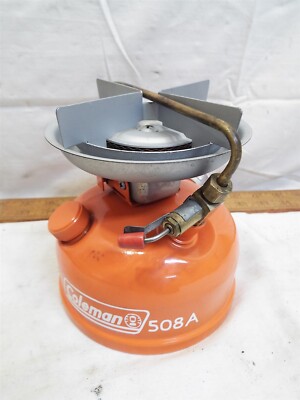 Coleman 508A Single Burner Camping Cook Camp Stove Zebco Traveler