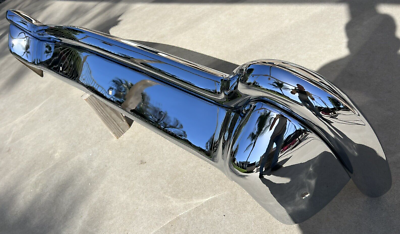 X CHRYSLER NEWPORT NEW YORKER NEW TRIPLE PLATED CHROME REAR BUMPER