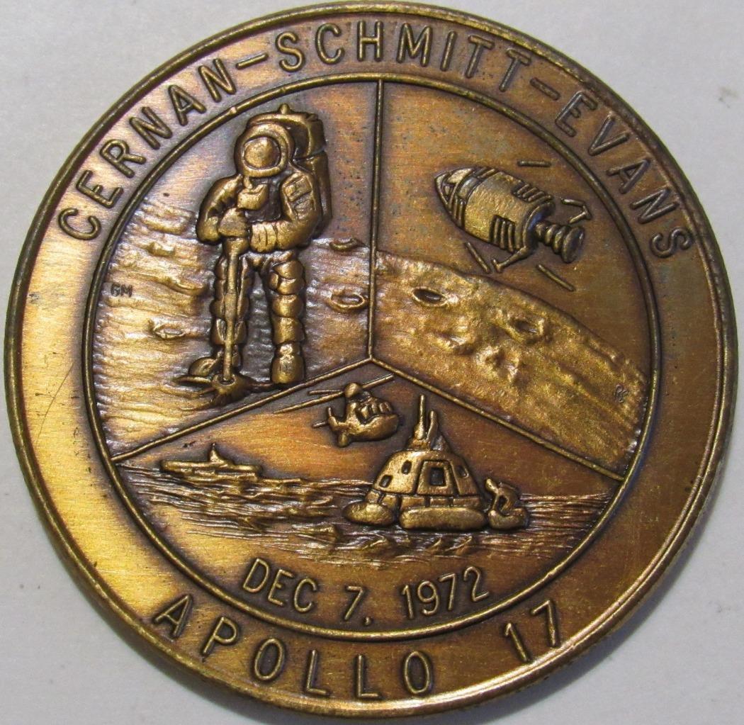 APOLLO 17 CREW COIN CERNAN, SCHMITT & EVANS LAST OF THE APOLLO