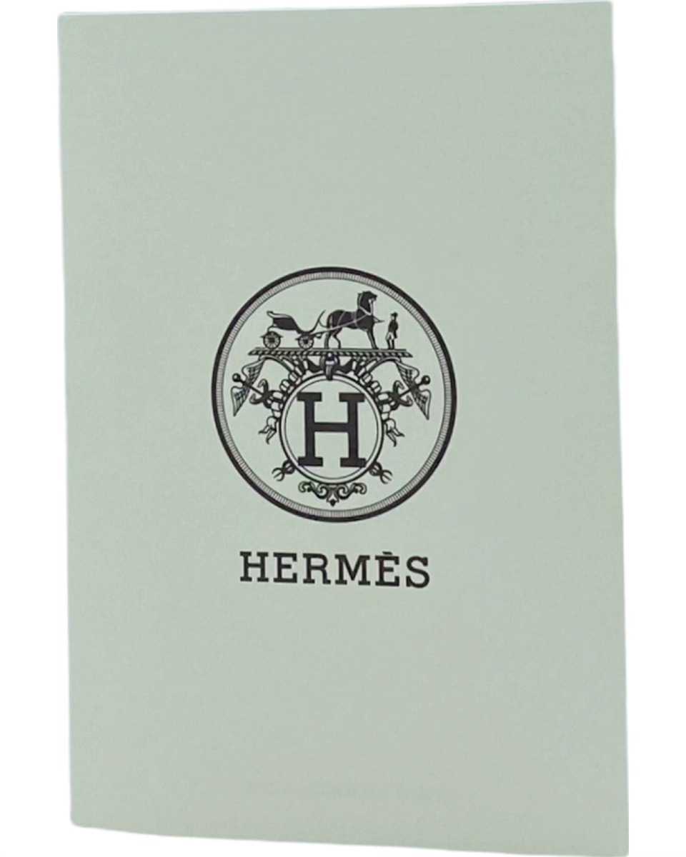 New Luxury Hermes Paris Cream Paper Gift/Receipt Card Folder Horse