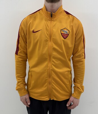 AS ROMA TRAINING TRACK JACKET MENS SOCCER FOOTBALL NIKE CALCIO | eBay