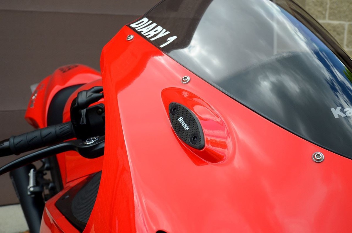 2006-2022 Kawasaki ZX-14/R Brock's Performance Mirror Block Off