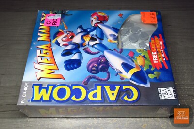 Mega Man X 10 BIG BOX PC CD 1995 NEW! - RARE! (POOR CONDITION