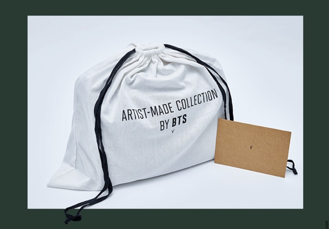 Factory Sealed]BTS V ARTIST MADE COLLECTION MUTE BOSTON BAG + DHL