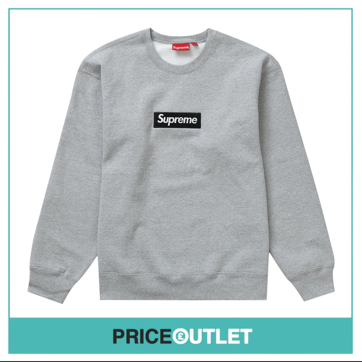 Supreme - Box Logo Crewneck 'Grey' | eBay