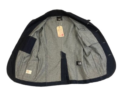 RRL Double RL Ralph Lauren 1940's WWII style U.S Navy Indigo Denim