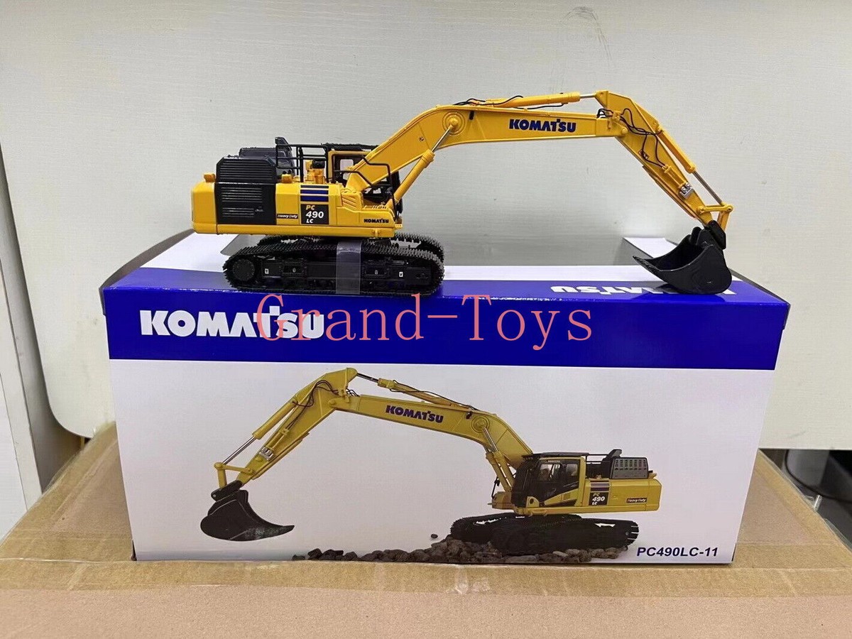 UH 1/50 Scale Komatsu PC490LC-11 Excavator DieCast Model Toy Gift