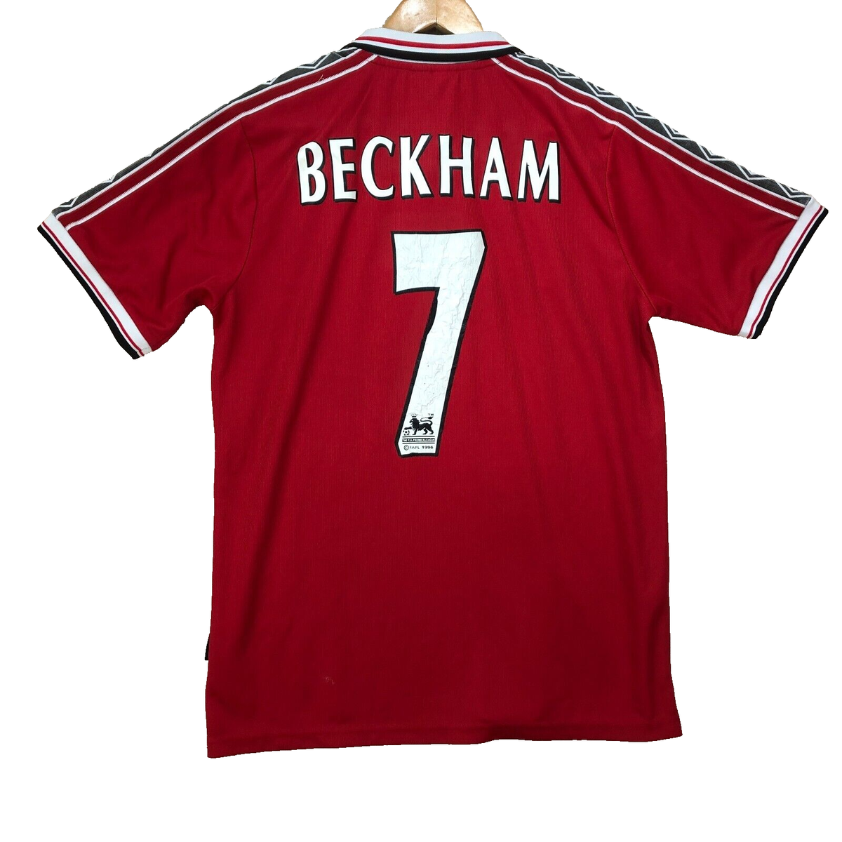 Manchester United 1996 Sharp Umbro David Beckham 7 Vintage