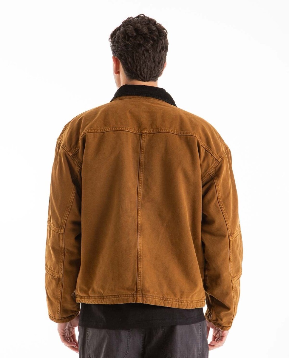 STUSSY WASHED CANVAS SHOP JACKET BRONZE SİZE L K | eBay