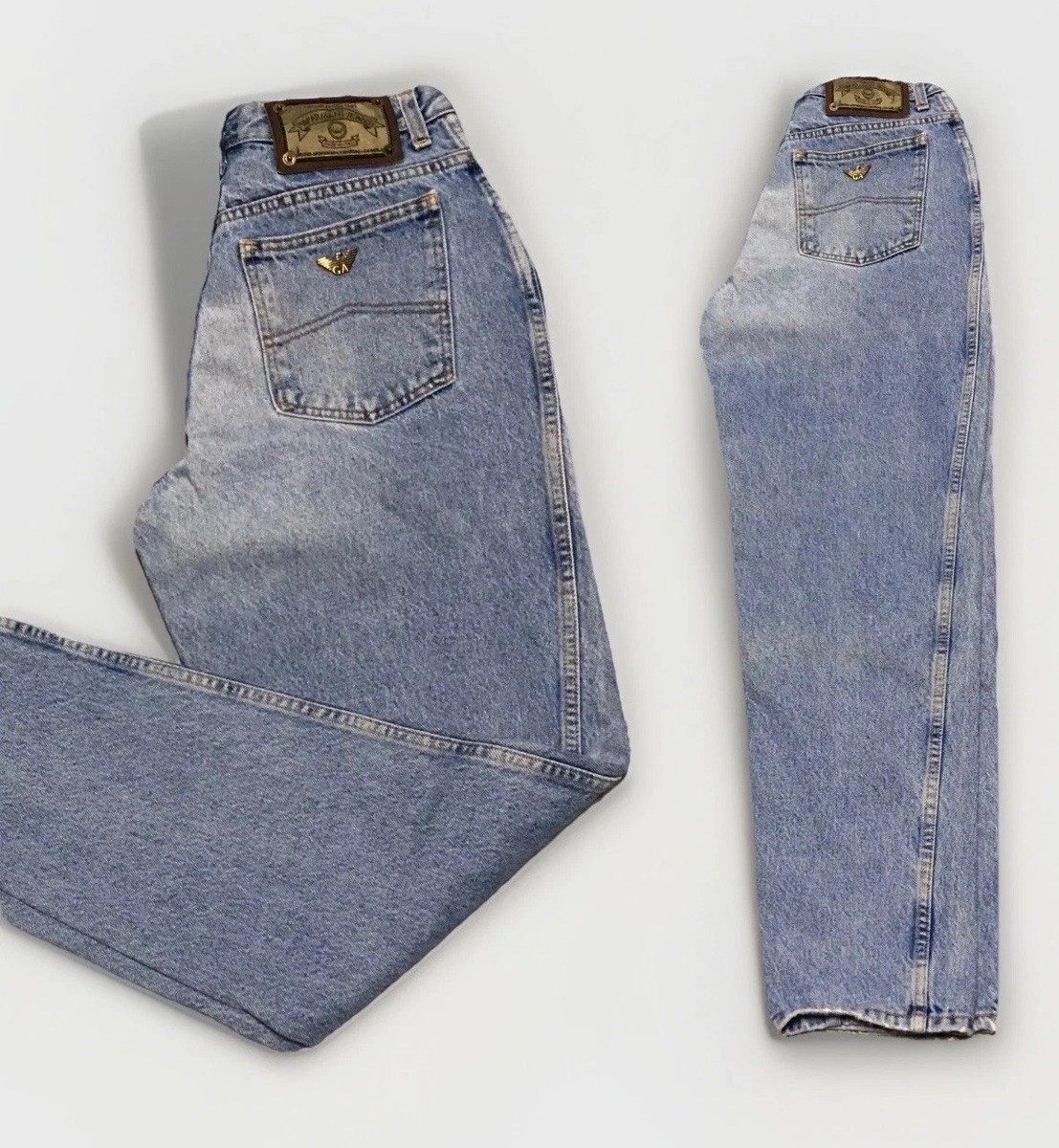 Vintage Armani Jeans Size 32 28 in Waist High Waist 80s 90s | eBay