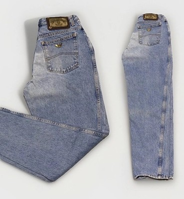 Vintage Armani Jeans Size 32 28 in Waist High Waist 80s 90s | eBay