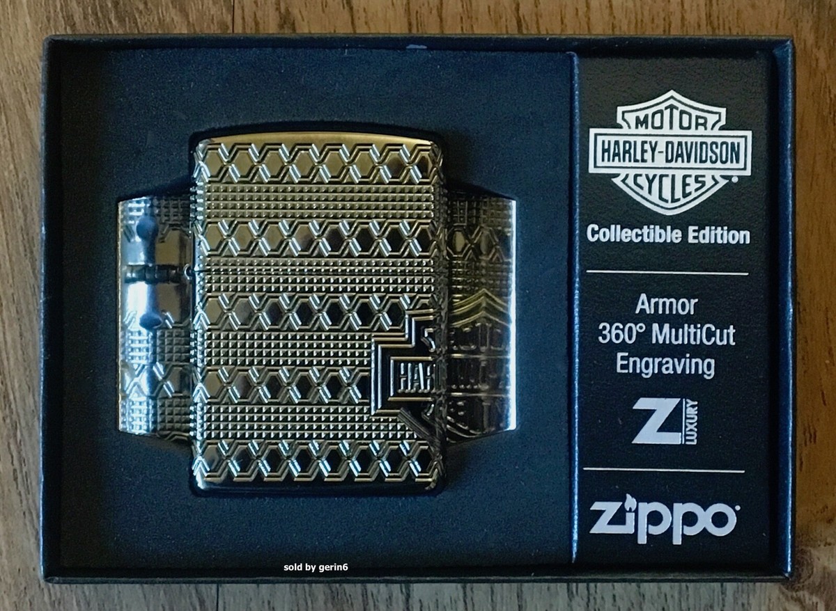 Zippo 2021 Limited Production Harley Davidson Armor Lighter, 49470