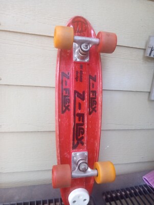 Vintage 1970s Z Flex Skateboard Jay Adams/ Dogtown ,,Kicktail Red