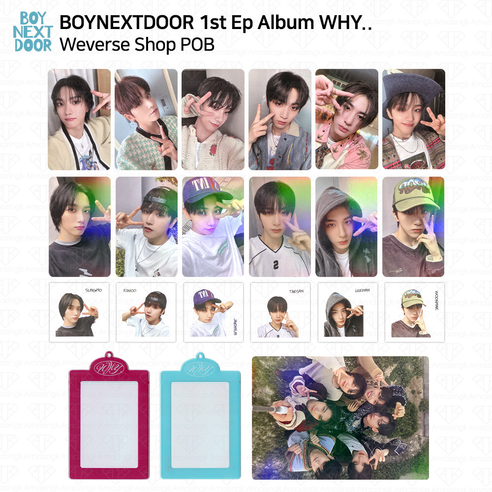 BOYNEXTDOOR 1st Ep Album WHY.. Weverse Shop POB Photocard Holder