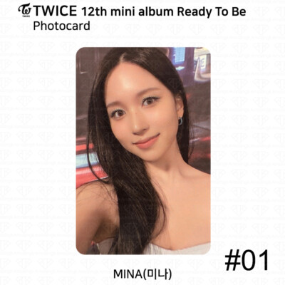 TWICE 12th Mini Album Ready To Be Photocard Message Card Poster