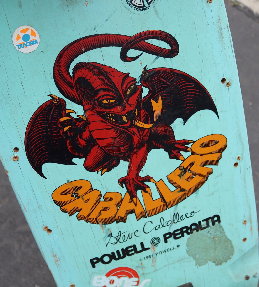 1981 Powell Peralta Steve Caballero Dragon Skateboard Independent