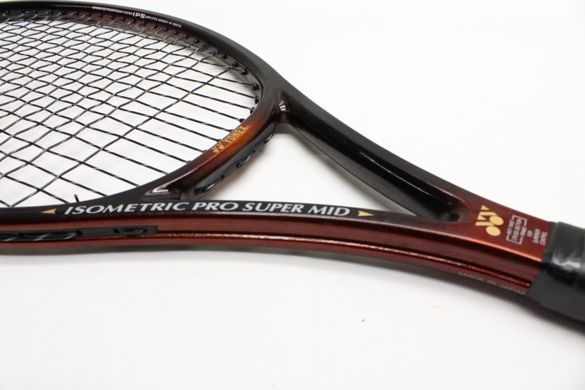 YONEX ISOMETRIC PRO SUPER MID TENNIS RACQUET (4 1/8) NEW GRIP