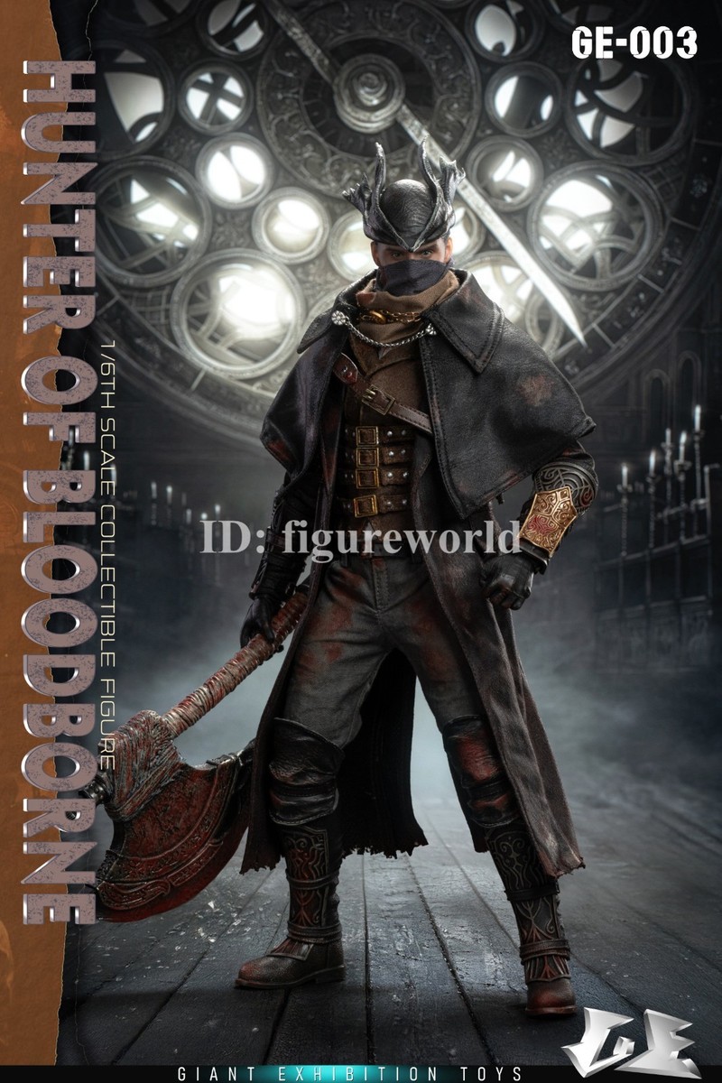 Pre-order Giant exhibition toys GE-003 1/6 Bloodborne Curse Hunter