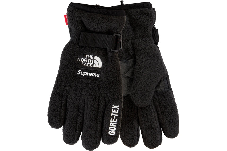 Supreme The North Face SS20 RTG Fleece Gloves black large NWT | eBay