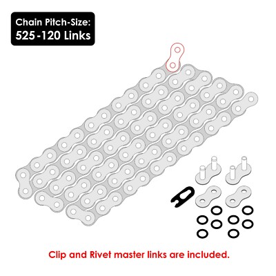 Gold O-Ring Drive Chain & Sprockets Kit for Kawasaki ZX600 Ninja