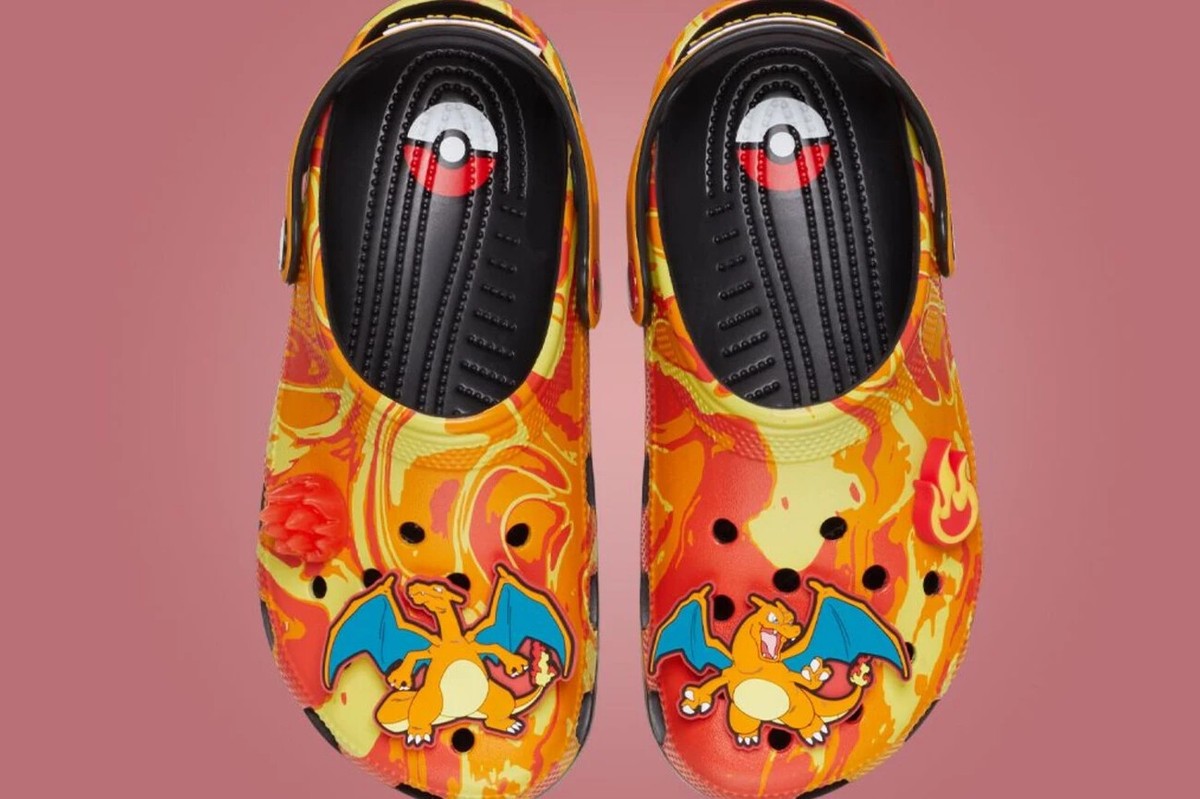 NEW Crocs x Pokemon 'Charizard' Classic clog Men's 4-13 210242-001