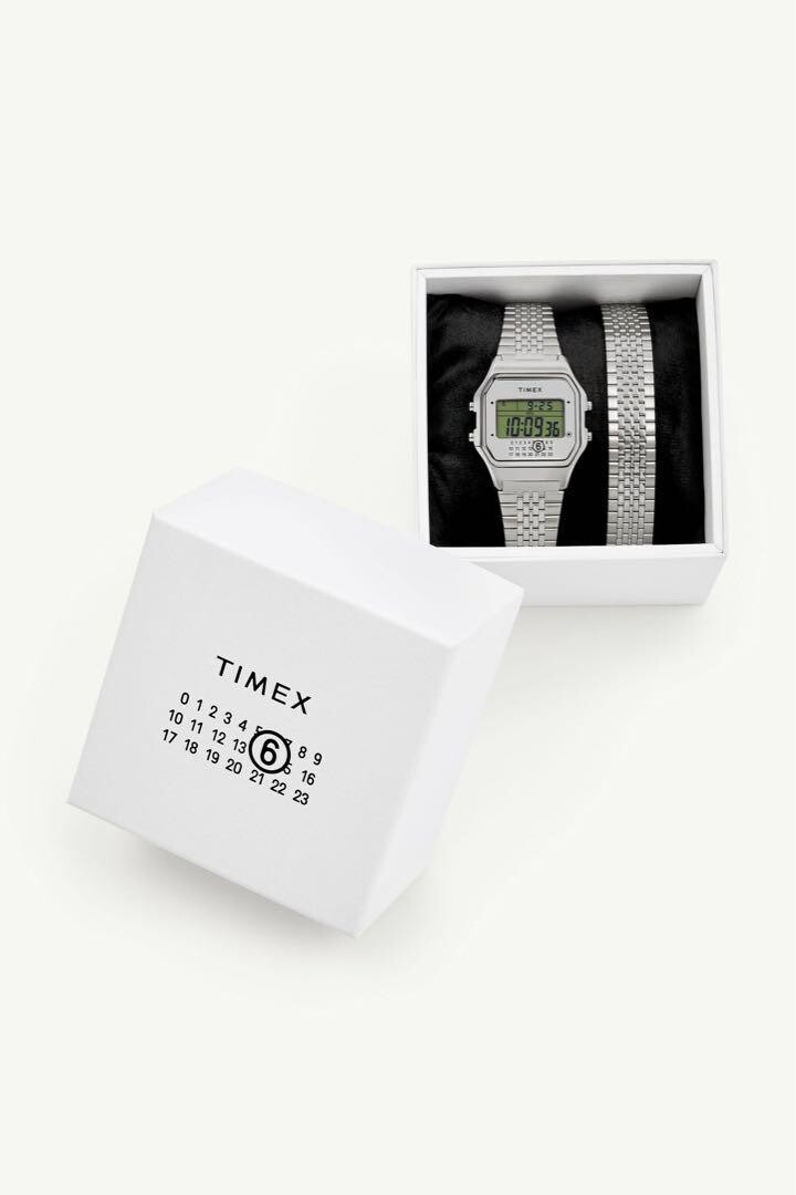 MM6 Maison Margiela TIMEX Digital Watch T80 Gift Set w/ Extra