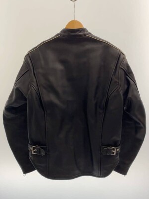 KADOYA Leather jacket Black Horse Riders Jacket Leather Black Size