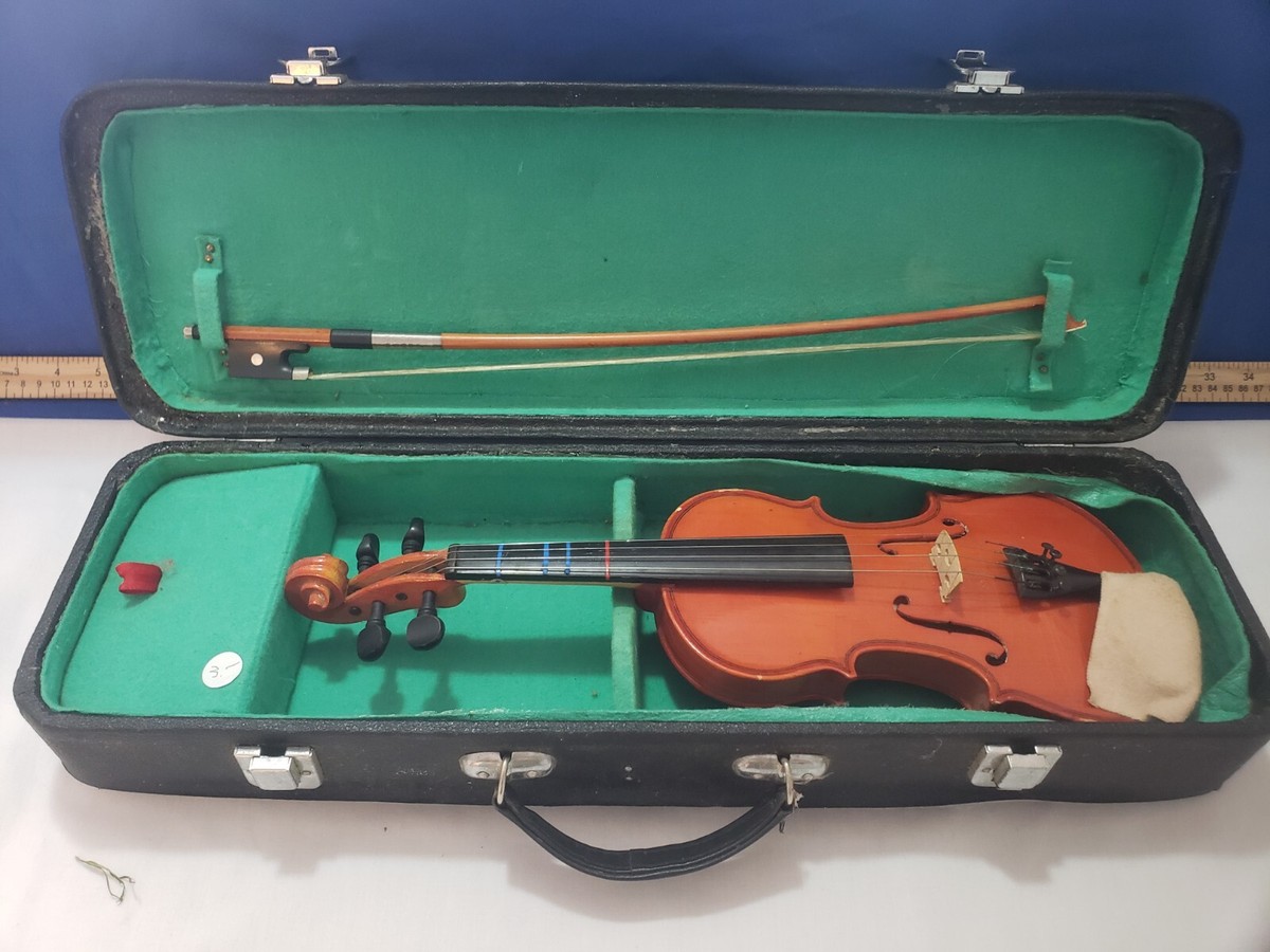 Small Cremona Fecit Anno Domini 19 Violin And Bow With Case | eBay
