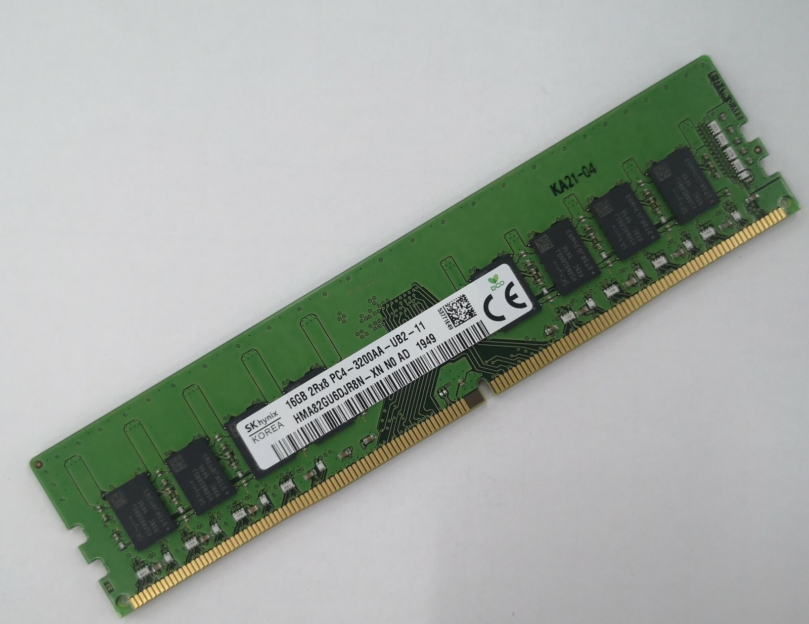 SK Hynix 16GB DDR4 3200 2Rx8 PC4-25600 HMA82GU6DJR8N-XN 288pin
