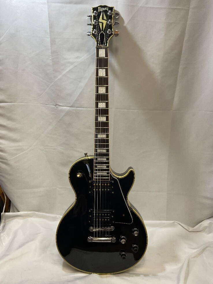 Electric Guitar Burny LC70JS John Sykes Model Les Paul Black with