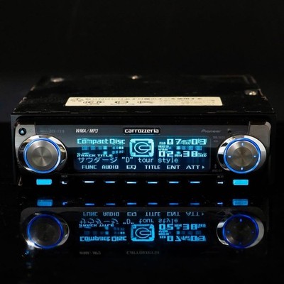 Pioneer Carrozzeria DEH-P919 Head Unit CD MP3 Radio Black Remote