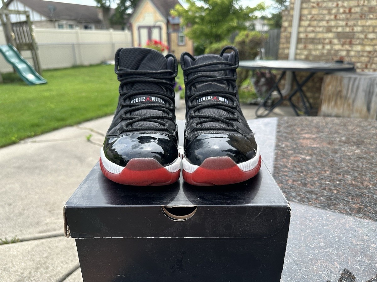 Air Jordan 11 Bred Playoff XI Sz 12.5 GREAT CONDITION 378037-010