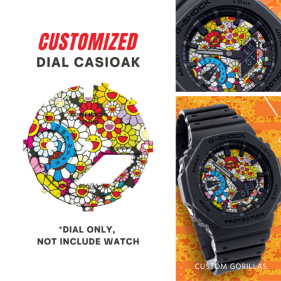 Dial G Shock GA 2100 With Custom Logo MuraKamiii Design | eBay