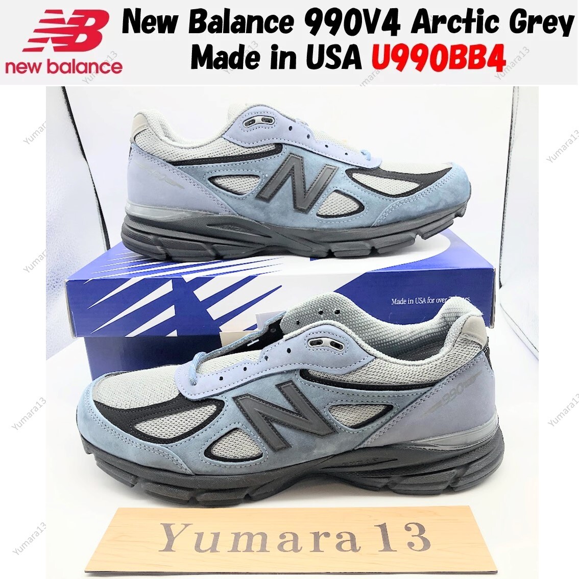 New Balance 990V4 Arctic Grey Made in USA U990BB4 Men's Size | eBay