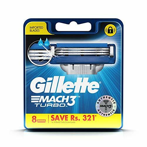 Gillette Mach3 Mach 3 Turbo Men's Shaving Blades for Razor - 8