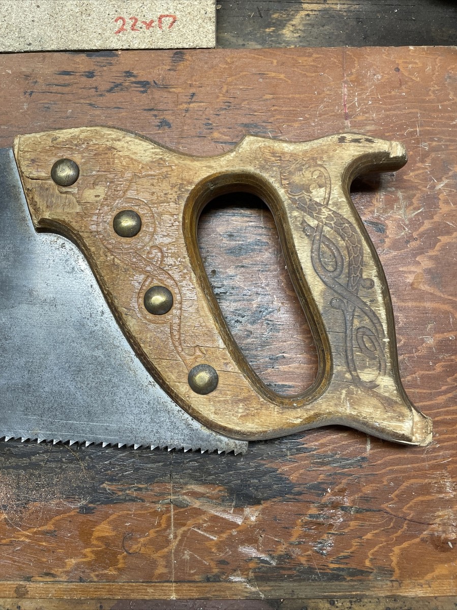 Vintage Sandvik 271 -High Quality Swedish Steel Hand Saw with a 25