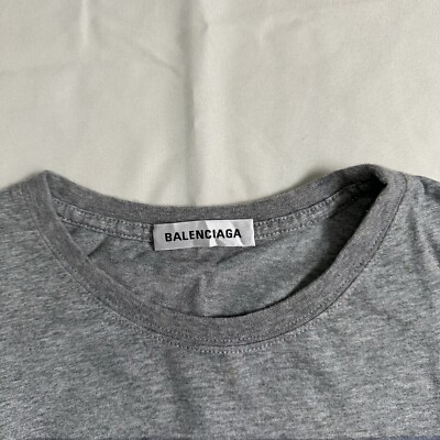Balenciaga Gray Photoshoot Oversized T-Shirt | eBay