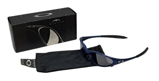 Oakley Minute Sunglasses Blue Made in USA 90s Y2K New with Box | eBay