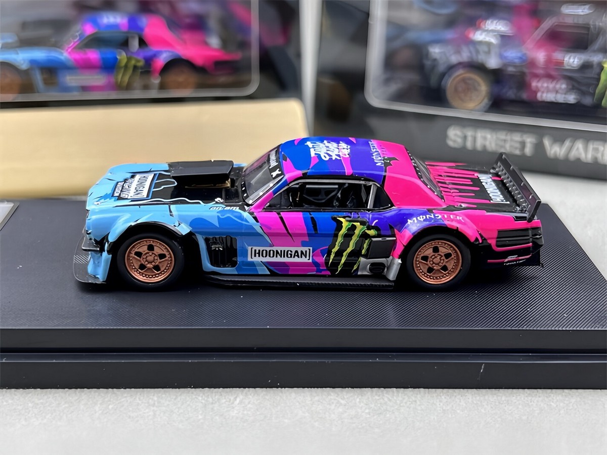 SW 1/64 Scale Ford MUSTANG 1965 Hoonicorn RTR Diecast car Model
