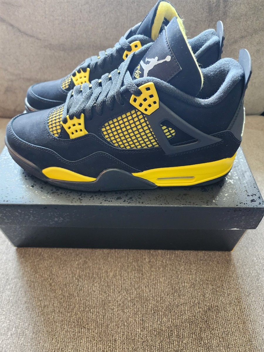 Size 9 - Jordan 4 Retro Mid Thunder | eBay