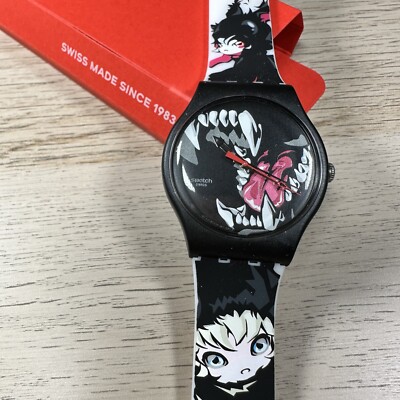 NEW✓LIMITED EDITION✓ Swatch Gent WINDY BUNNY BEAST By Hiroyuki