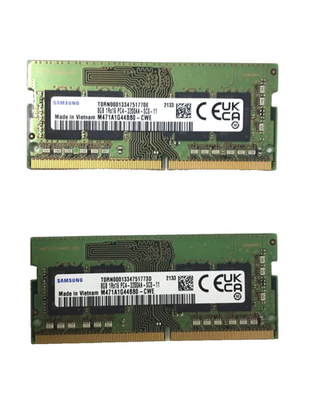 16gb Samsung 2x8GB DDR4 3200 MHz PC4-3200AA Laptop SODIMM 260pin
