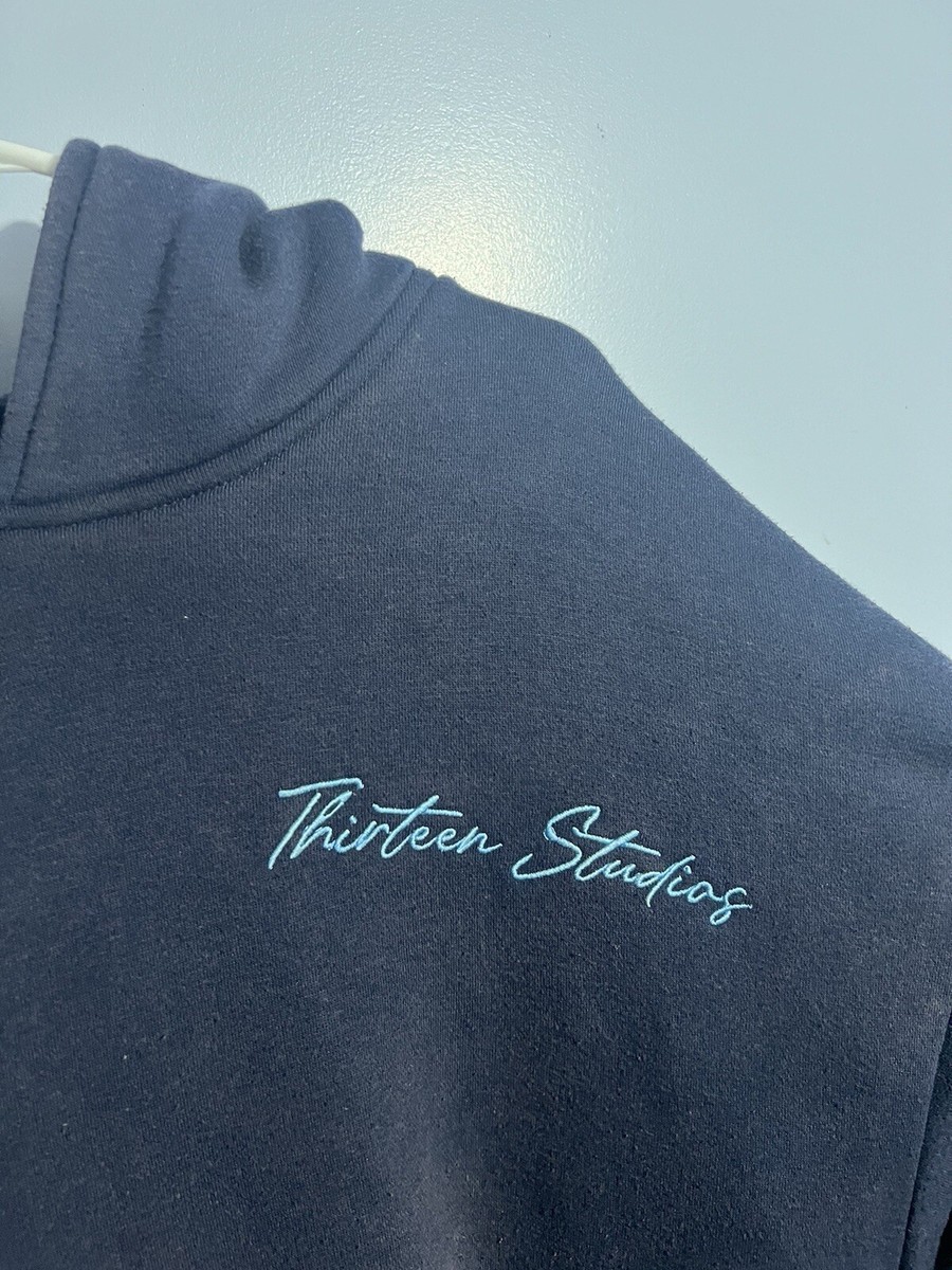 Thirteen Studios Reversible Pullover Hoodie Navy XXL | eBay