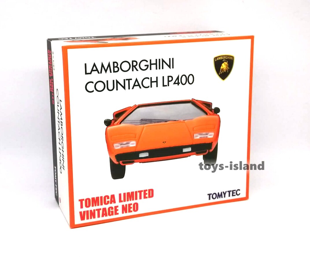 Tomica Limited Vintage NEO TLV Lamborghini Countach LP400 Orange 1