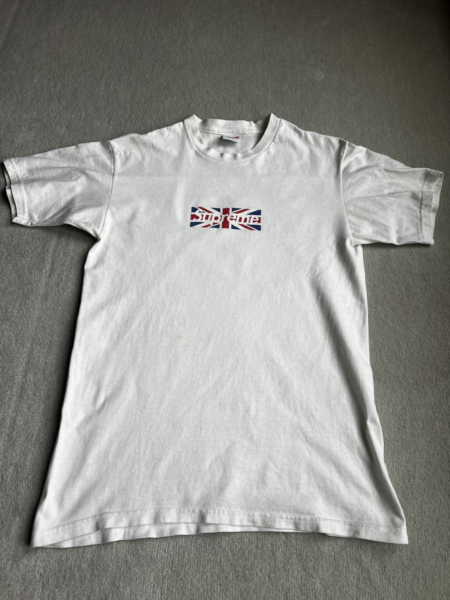 Supreme Union Jack Box Logo T-Shirt Size Medium VERY RARE | eBay UK