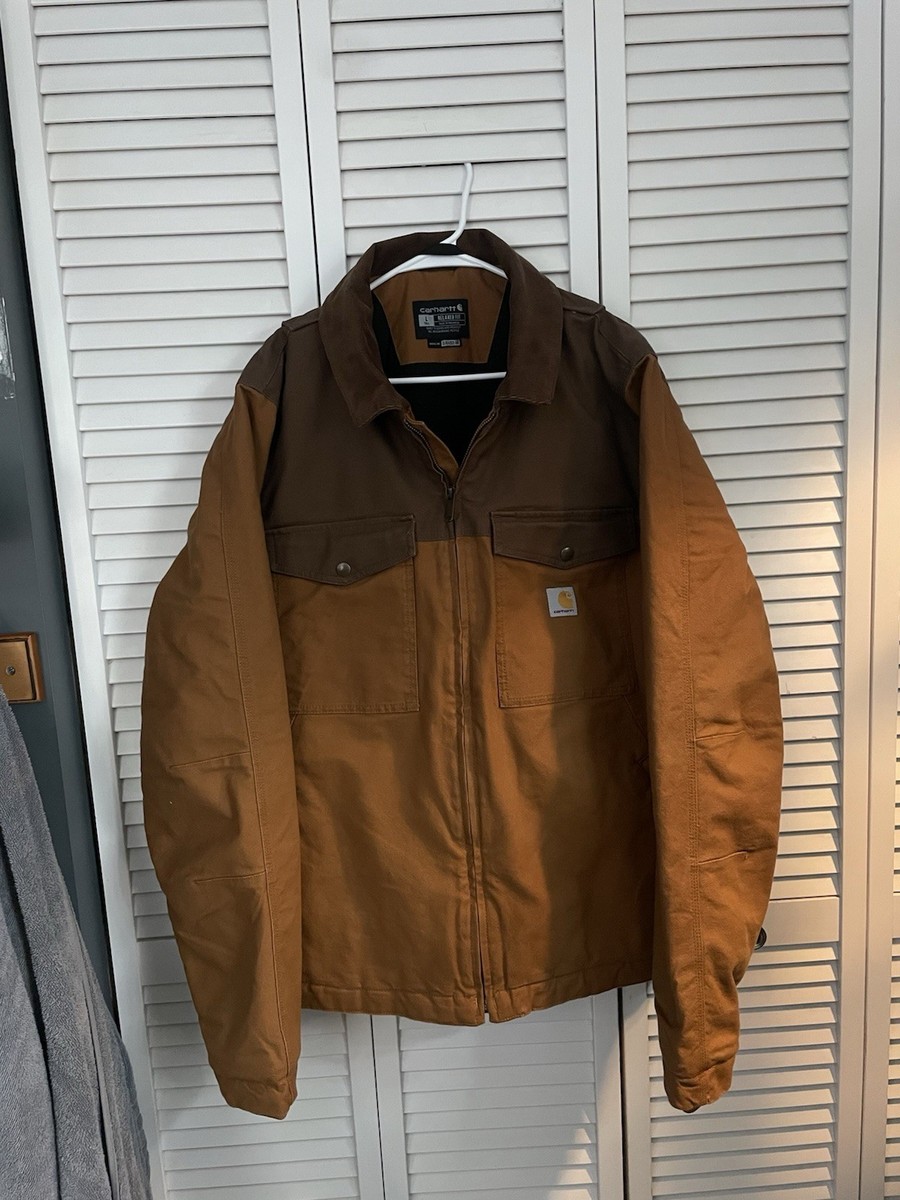 Carhartt Men's jacket L Tall Oj6432-M Brown | eBay