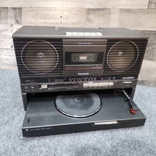 National SG-J500 ラジカセ&レコードプレーヤー レコード難あり