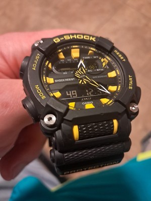 Yellow/black casio g shock wr20bar | eBay