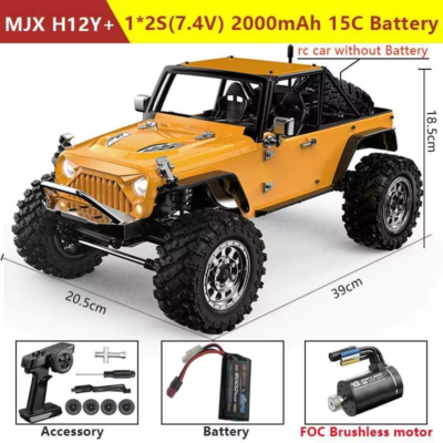 MJX Hyper Go H12Y+ 1/12 4WD RC Car Professional Off-Road Racing